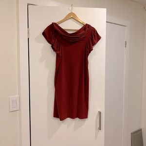 Red cocktail dress